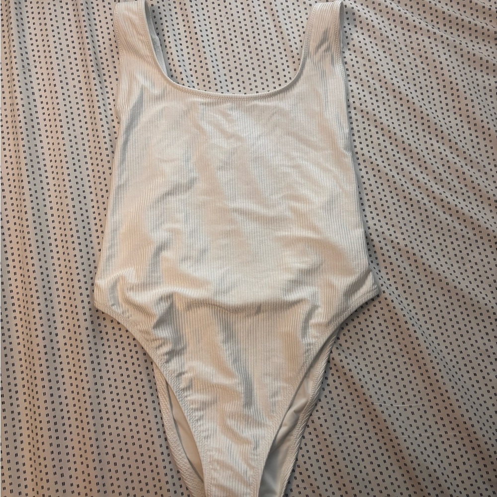 Aerie White One Piece Swimsuit